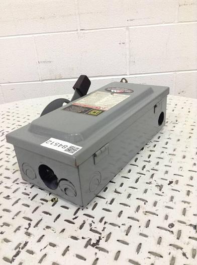 Used SQUARE D General Duty Safety Switch D322N #84512