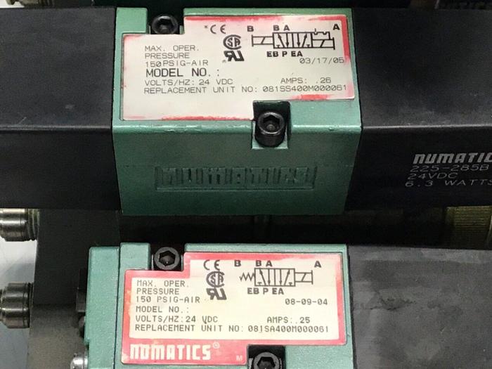 Used NUMATICS Solenoid Valve 081SA400M000061 #130806