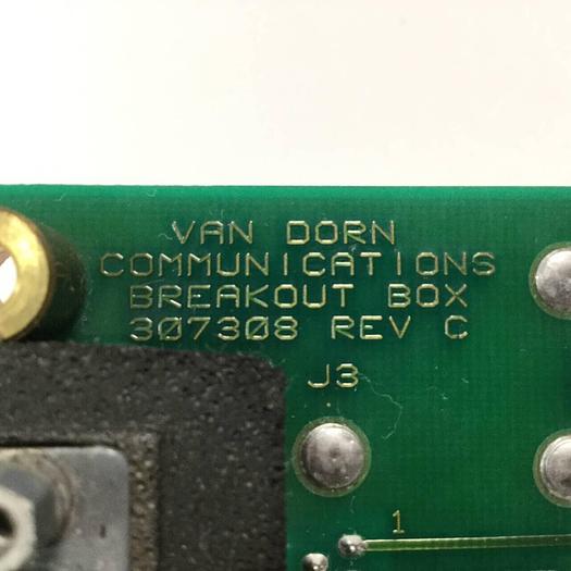 Used CINCINNATI MILACRON Communications Breakout Board 307308 #92749