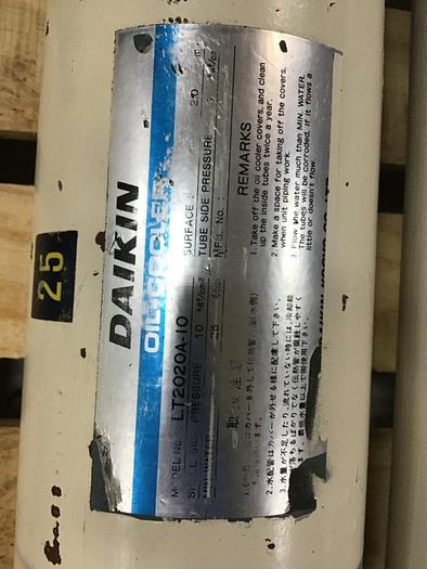 Used DAIKIN Heat Exchanger / Oil Cooler LT2020A-10 #136587
