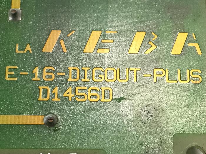 Used KEBA Engel Output Board E-16-DIGOUT-PLUS D1456D Used