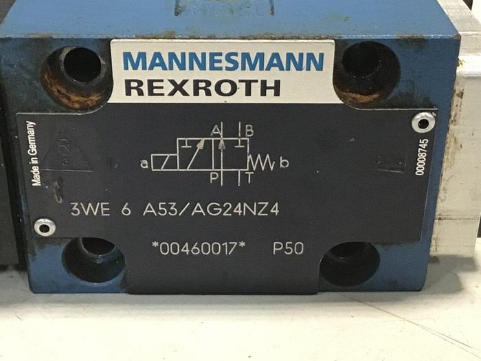 Used MANNESMANN REXROTH Valve 3WE6A53/AG24NZ4 #137837