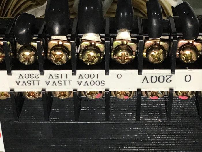 Used TOYOGIKEN 730 VA Transformer NTP-730ES #122313