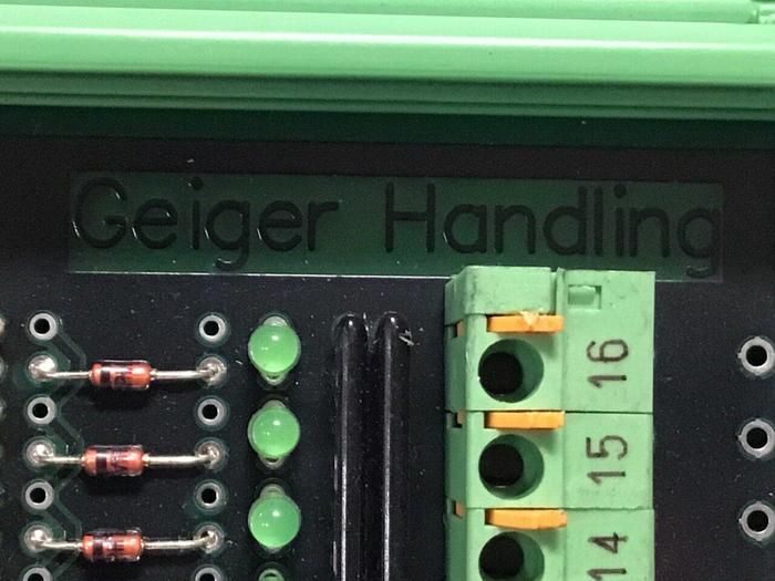 Used GEIGER HANDLING Circuit Board SB1 P5.1 08.03 #131143