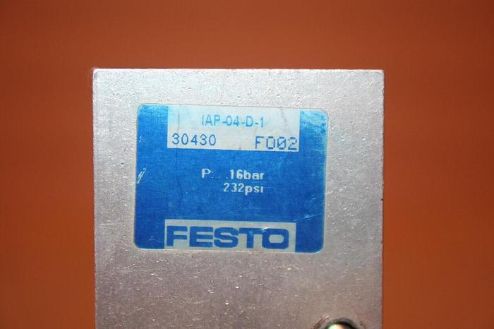 Used FESTO Cover Plate IAP-04-D-1 Used