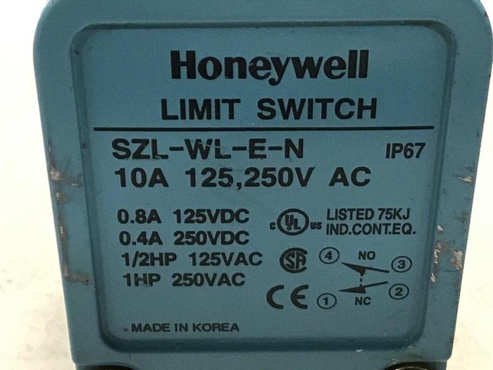 Used HONEYWELL Limit Switch SZL-WL-E-N #122100