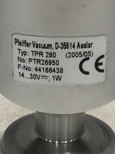 Used PFEIFFER Compact Pirani Gauge TPR280 PTR26950 #104328