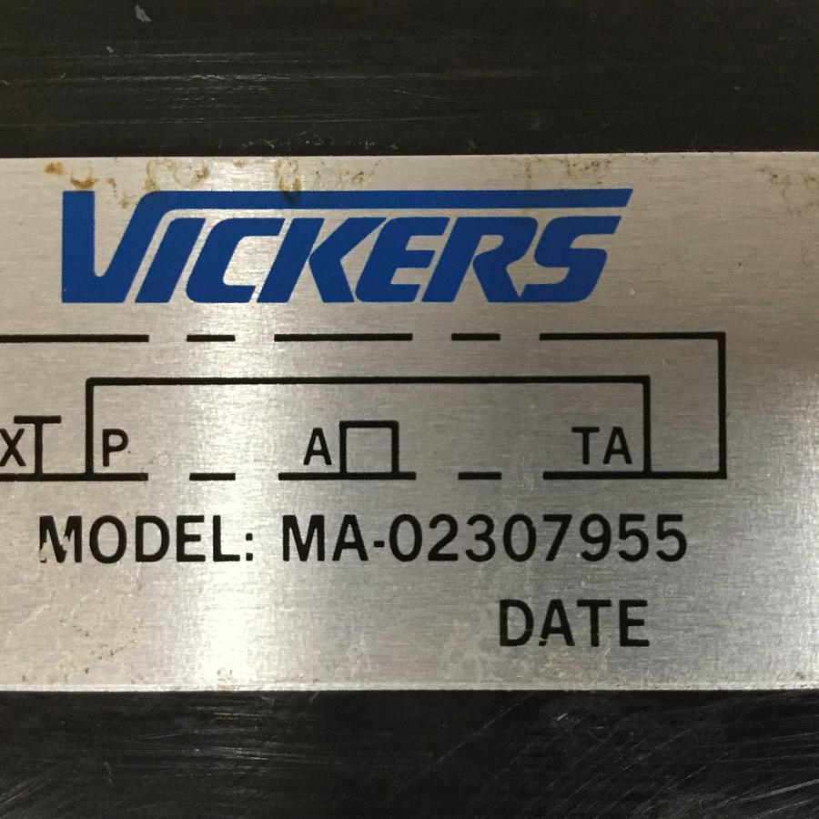 Used VICKERS Valve MA-02307955 Used
