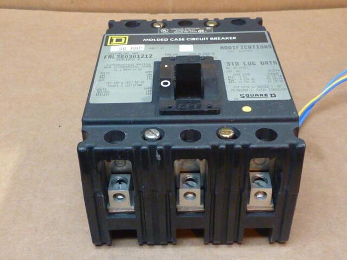 Used SQUARE D 30 Amp Circuit Breaker FAL360301212 USED