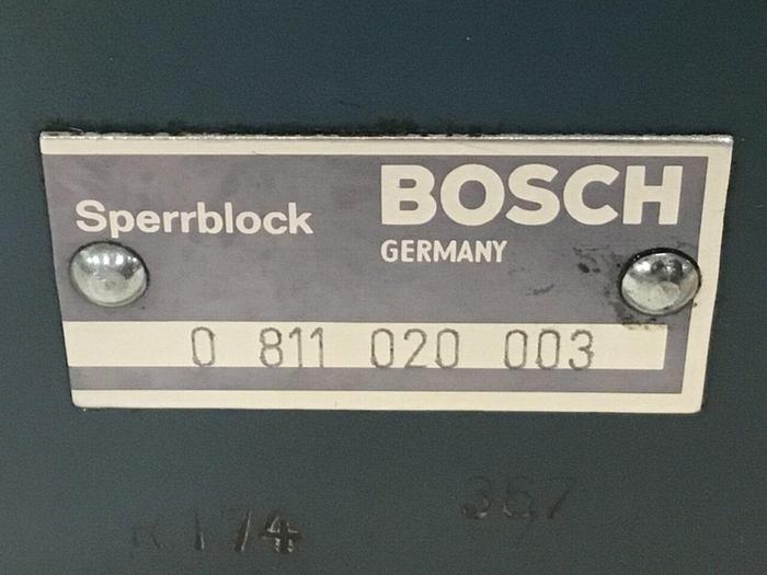 Used BOSCH Valve 0 811 020 003 Used