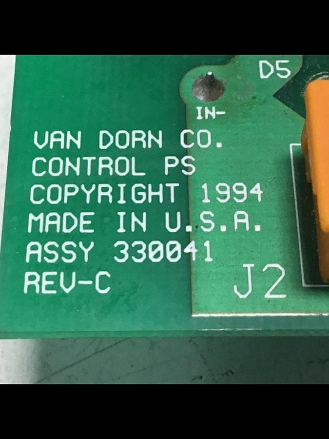 Used VAN DORN Circuit Board 330041 PC330-041 Used