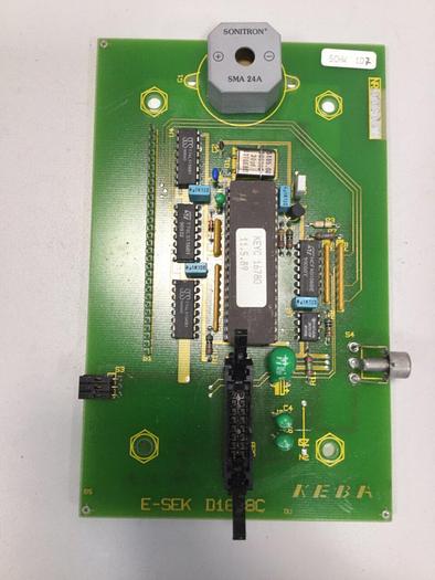 Used KEBA Control Board E-SEK D1678C #100883
