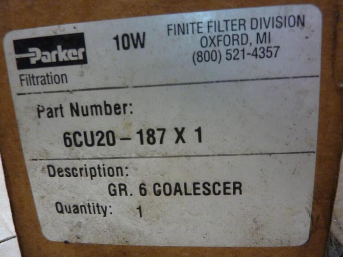 PARKER Filter 6CU20-187X1 #24752