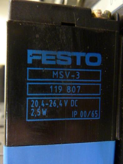 Used FESTO Control Block / Valve Terminal IFB8-02 #52837
