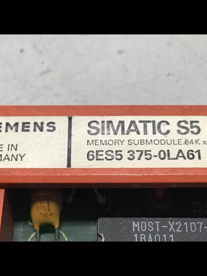Used SIEMENS Memory Submodule 6ES5 375-0LA61 USED