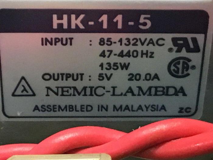 Used NEMIC-LAMBDA Power Supply HK-11-5 Used