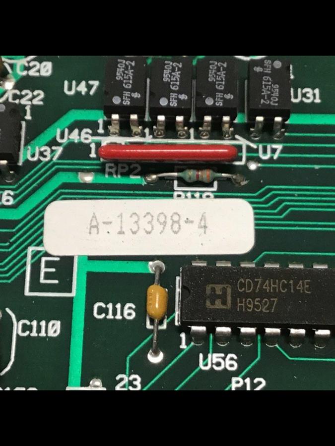 Used BARBER COLMAN Temp Control Circuit Board A-13398-4 Used