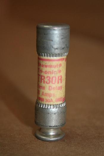 Used SHAWMUT 30 Amp Fuse TR30R #19086