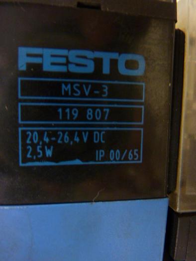 Used FESTO Control Block / Valve Terminal IFB8-02 #52700