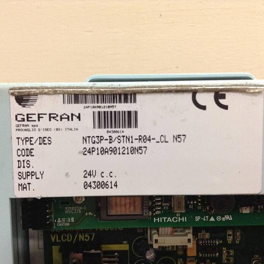 Used GEFRAN Control Panel NTG3P-B/STN1-R04-_CL N57 Used