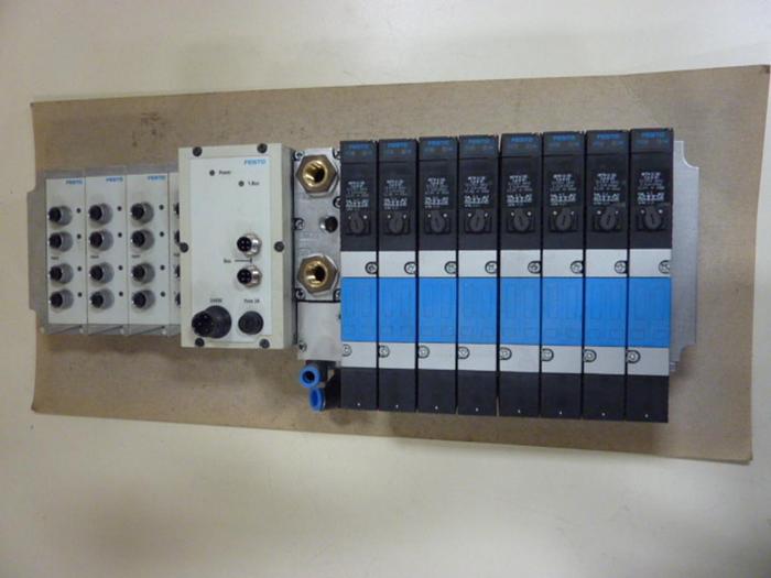 Used FESTO Control Block w/ Valves IFB8-03 #52792