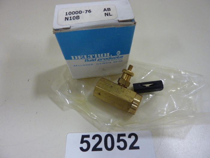 DELTROL CONTROLS Flow Control Needle Valve 10000-76 #52052