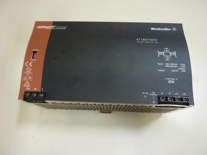 Used WEIDMULLER Power Supply 8778870000 #66243