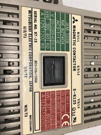 Used MITSUBISHI Magnetic Contactor S-K125 #141991