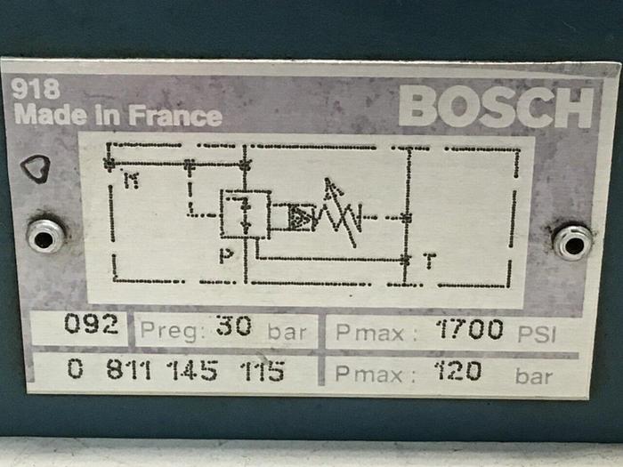 Used BOSCH Valve 0 811 145 115 #123335