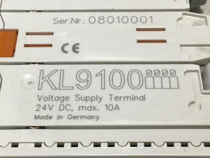 Used BECKHOFF Power Supply Terminal KL9100 #125231