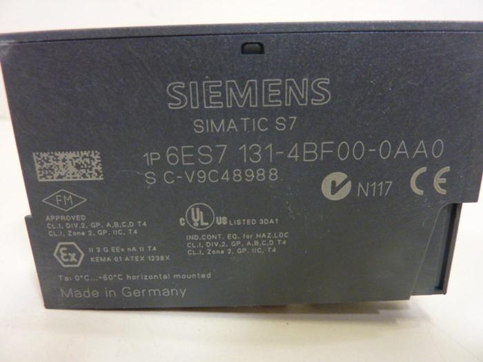 Used SIEMENS Module 6ES7 131-4BF00-0AA0 #50656