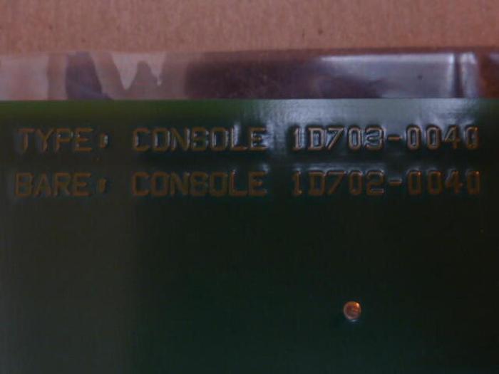 HPM Command 9000 VGA Console Board 1D703-0040 Used