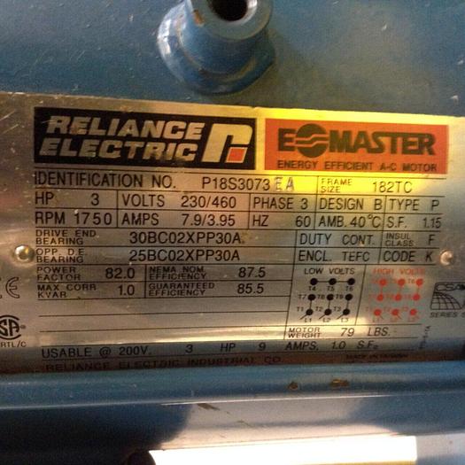 Used MICHIGAN FLUID POWER Hydraulic Power Pack RM-08-22 Used