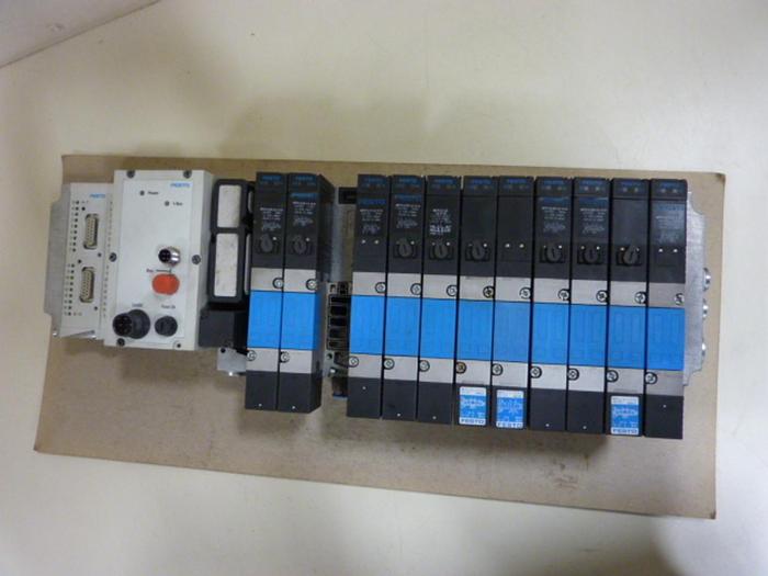 Used FESTO Control Block w/ Valves IFB8-03 #52789