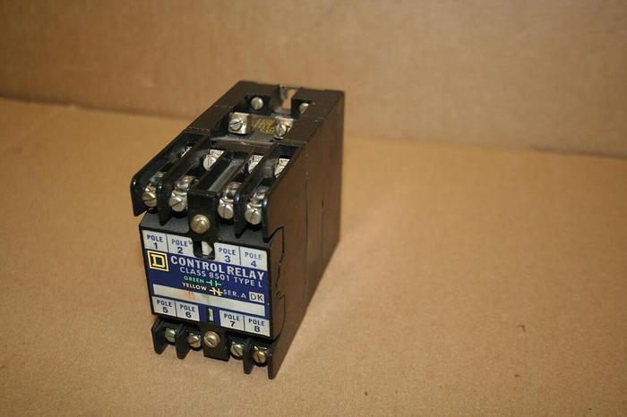 Used SQUARE D Control Relay 8501-L0-40 Used