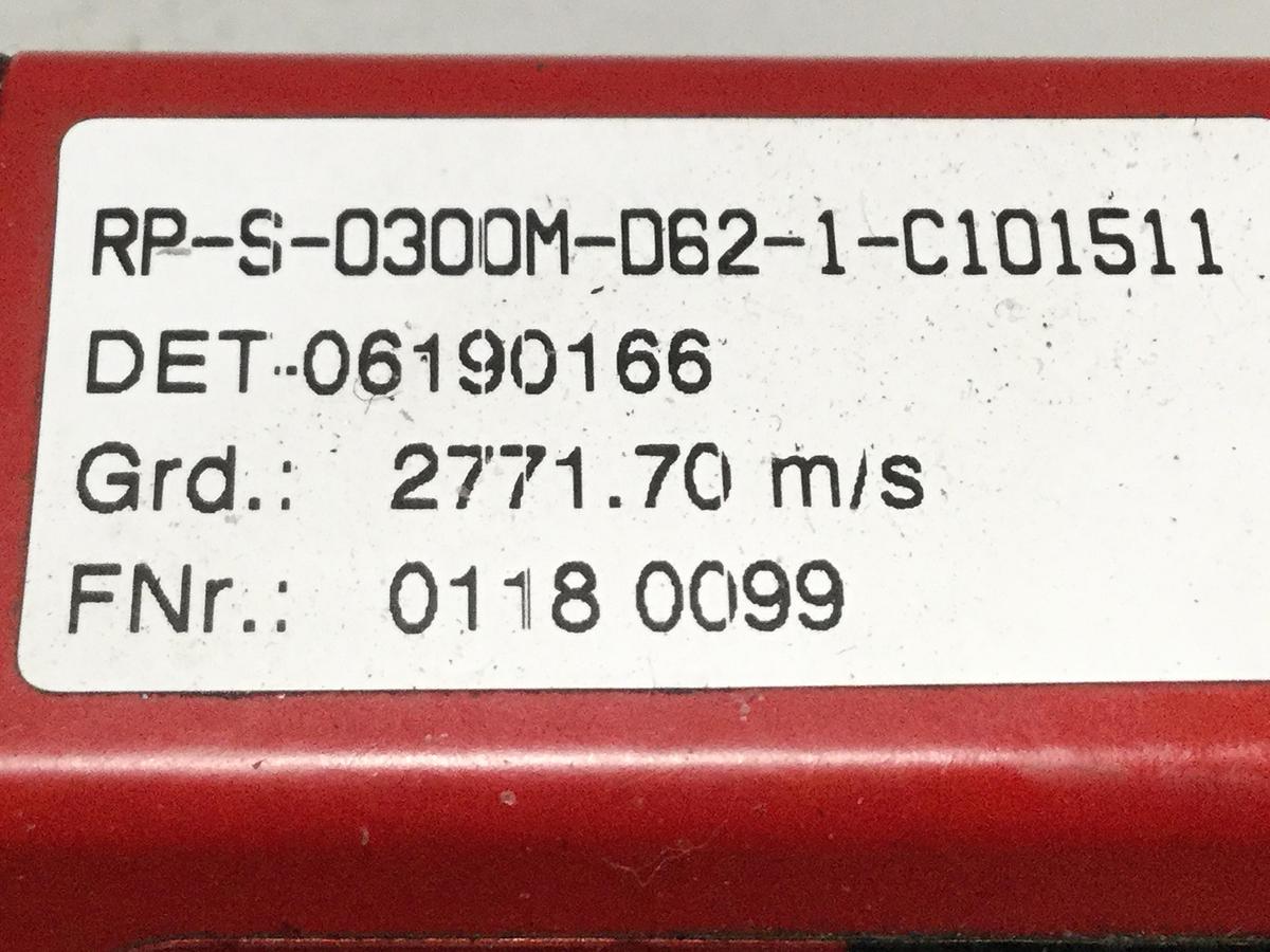 Used TEMPOSONICS TRANSDUCER RP-S-0300M-D62-1-C101511 USED #104701