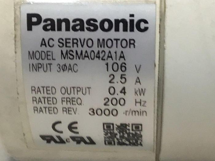 Used PANASONIC Servo Motor MSMA042A1A Used