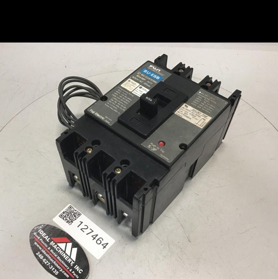 Used FUJI ELECTRIC 60 Amp Circuit Breaker BU-ESB3060 USED