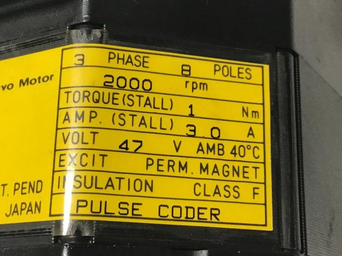 Used FANUC AC Servo Motor A06B-0521-B051 Used