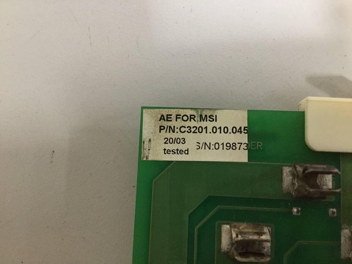 Used AMERICAN MSI Control Board C3201.010.045 Used