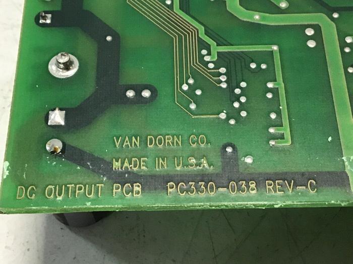 Used VAN DORN Pathfinder DC Output Board PC330-038 Used