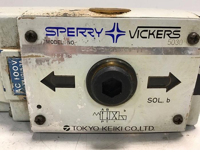 Used VICKERS Valve DG4S-5-2A-W-T-11 #130913