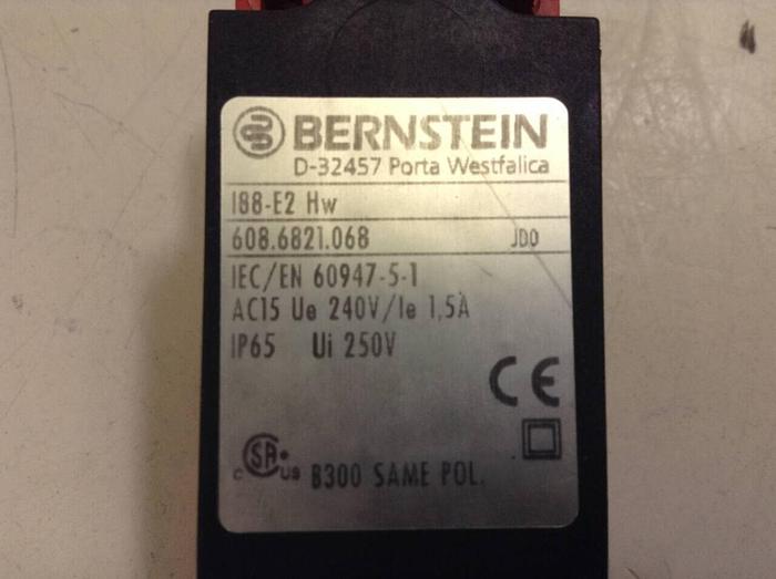 Used BERNSTEIN Limit Switch I88-E2 HW #88093