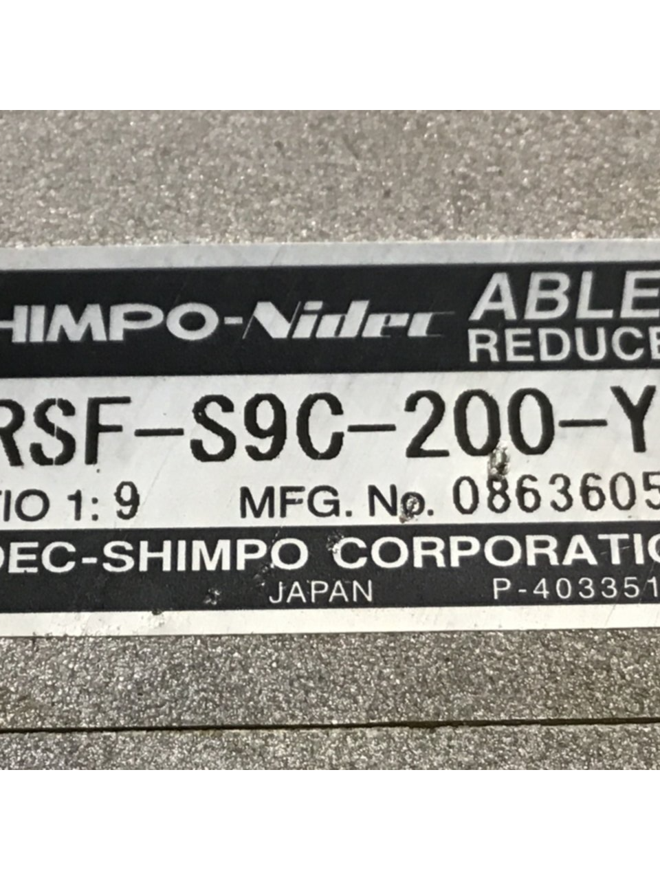 Used YASKAWA Servo Motor SGM-02A312-Y1 USED