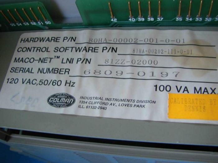 Used BARBER COLMAN Control Module MACO 8000 80HA-00002-001-0-01 Used
