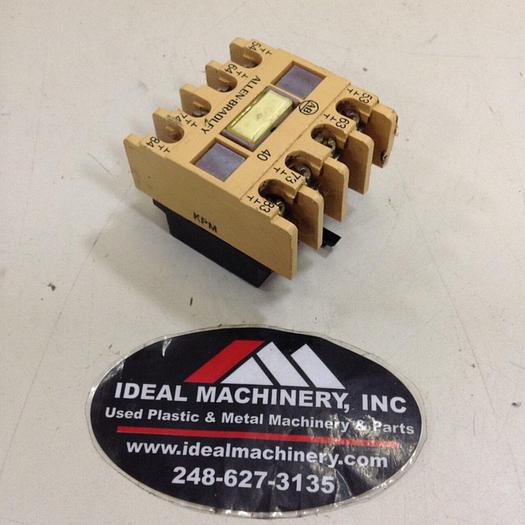 Used ALLEN BRADLEY Auxiliary Contact Block 195-FA40 SER A #76003