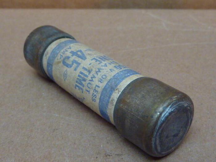 Used SHAWMUT 45 Amp Fuse OT45 #33664