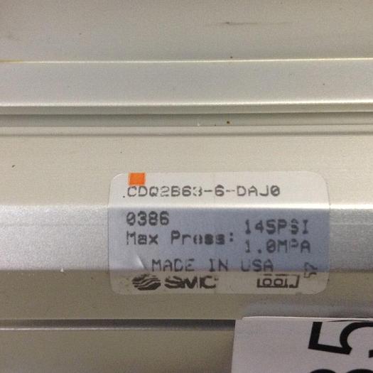 Used SMC Air Cylinder CDQ2B63-6-DAJ0 #72852