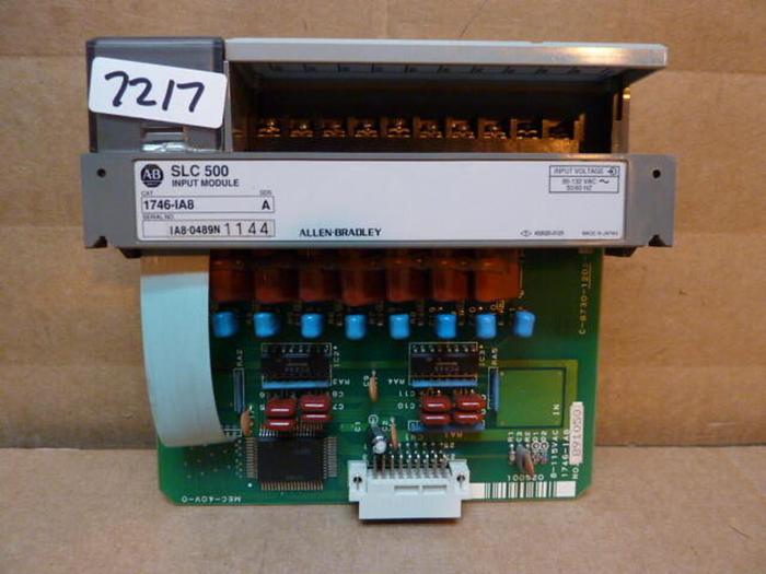 Used ALLEN BRADLEY Input Module 1746-IA8 SER A #7217
