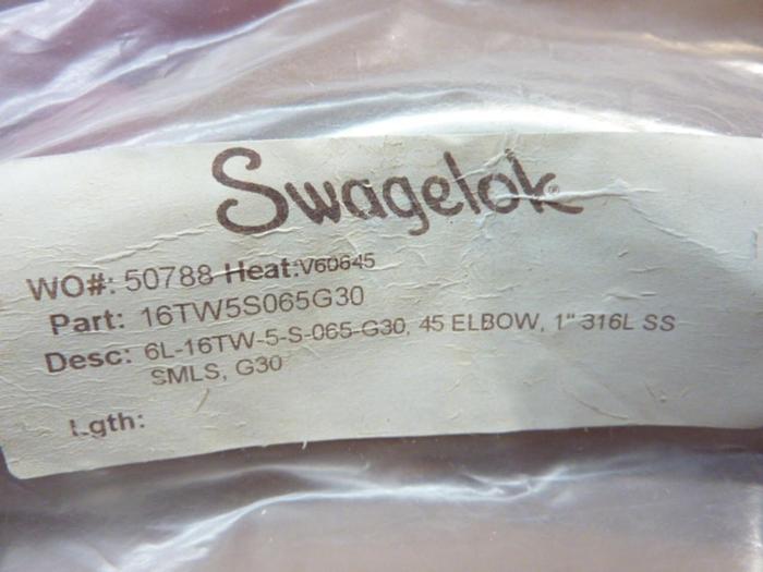 SWAGELOK 45° Elbow 16TW5S065G30 #40760